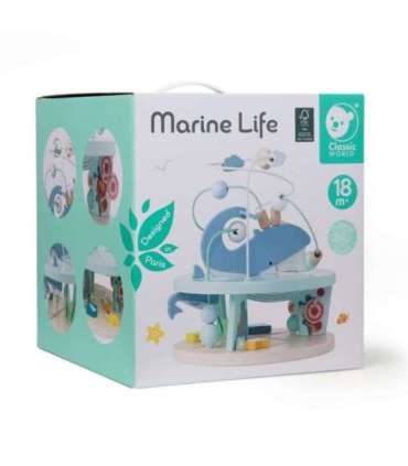 CLASSIC WORLD puidust hariv pärlilabürint Merielu, 18+ kuud