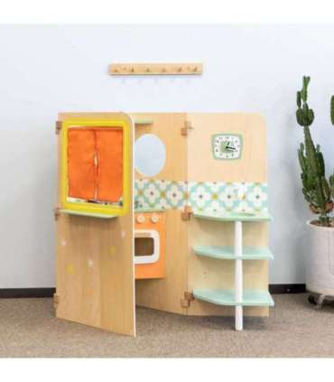 CLASSIC WORLD mitmeotstarbeline kokkupandav maja köögiga XXL