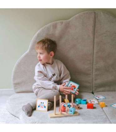 TOOKY TOY Loomingulised puidust 3D-ruumilised klotsid Krabi