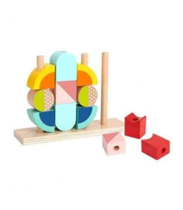 TOOKY TOY Loomingulised puidust 3D-ruumilised klotsid Krabi