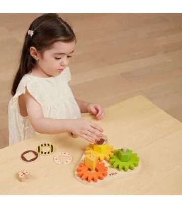 VIGA puidust hammasrataste sorteerija 'Kujundid ja mehhanismid'