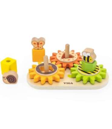 VIGA puidust hammasrataste sorteerija 'Kujundid ja mehhanismid'