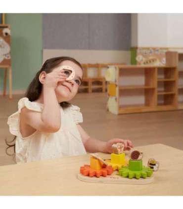 VIGA puidust hammasrataste sorteerija 'Kujundid ja mehhanismid'