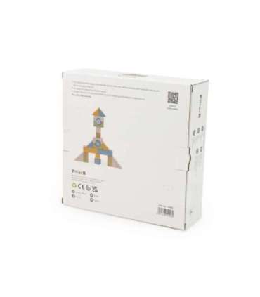 VIGA PolarB puidust tõmbevanker + 21-osaline klotsikomplekt