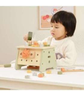 VIGA PolarB Mini Мастерская 2 в 1 — деревянный набор: ящик с инструментами