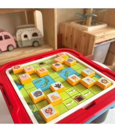 WOOPIE lauamängude ja loogikamängude komplekt, 65 osa, 10-ühes