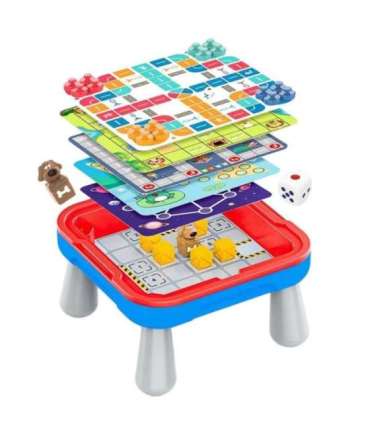 WOOPIE lauamängude ja loogikamängude komplekt, 65 osa, 10-ühes