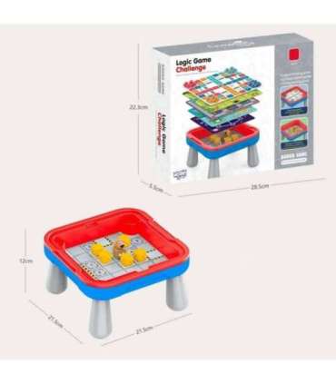 WOOPIE lauamängude ja loogikamängude komplekt, 65 osa, 10-ühes