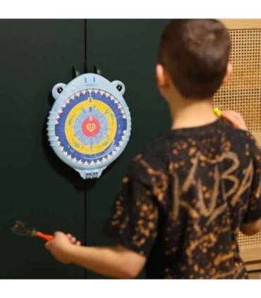 WOOPIE magnetiline noolemäng, ohutu noolemärk, rõõmus väike hai