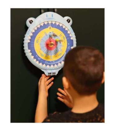 WOOPIE magnetiline noolemäng, ohutu noolemärk, rõõmus väike hai