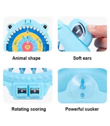 WOOPIE magnetiline noolemäng, ohutu noolemärk, rõõmus väike hai