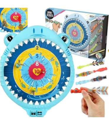 WOOPIE magnetiline noolemäng, ohutu noolemärk, rõõmus väike hai