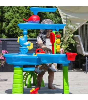 WOOPIE XL столик для воды - игра с водой и песком, 37 элементов