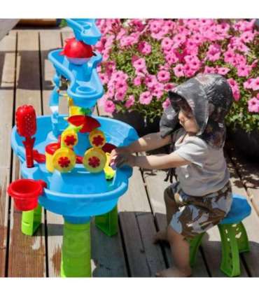 WOOPIE XL столик для воды - игра с водой и песком, 37 элементов