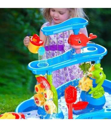 WOOPIE XL столик для воды - игра с водой и песком, 37 элементов