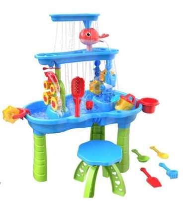 WOOPIE XL столик для воды - игра с водой и песком, 37 элементов