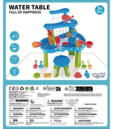 WOOPIE XL столик для воды - игра с водой и песком, 37 элементов