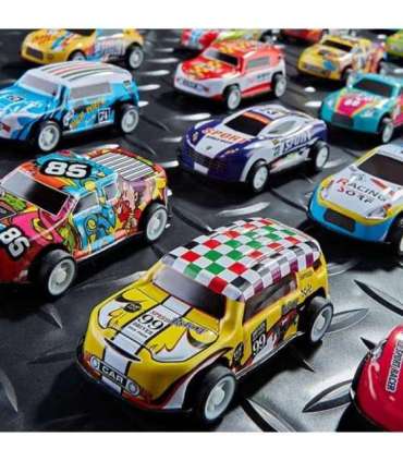 WOOPIE võidusõiduautode komplekt karbis, 30 tk.