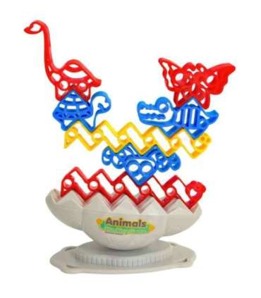 WOOPIE Игра на ловкость "Балансирующие зверята" Башня зверят