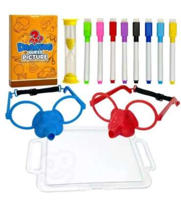 WOOPIE Игра Каламбуры 'Нарисуй и угадай картинку' - рисование носом