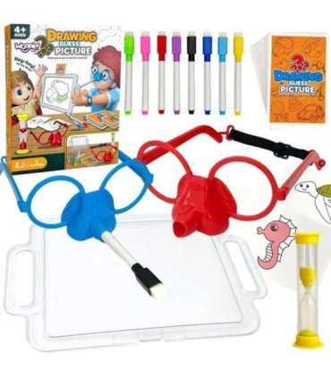 WOOPIE Игра Каламбуры 'Нарисуй и угадай картинку' - рисование носом