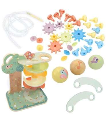 WOOPIE GREEN tegevuspuu kuulirada Montessori 4-ühes FSC