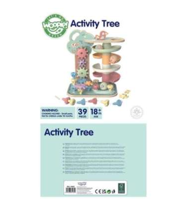 WOOPIE GREEN tegevuspuu kuulirada Montessori 4-ühes FSC