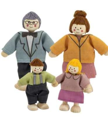 VIGA puidust nukukomplekt kangariietega, 4 tk