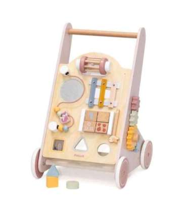 VIGA PolarB Drewniany Pchacz Chodzik Różowy Edukacyjny
