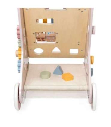 VIGA PolarB Drewniany Pchacz Chodzik Różowy Edukacyjny