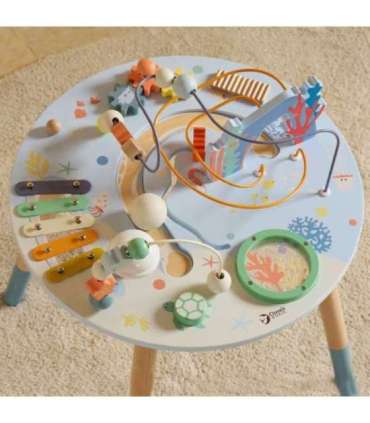 CLASSIC WORLD Деревянный столик активности 'Морская жизнь' - музыкально-образовательный