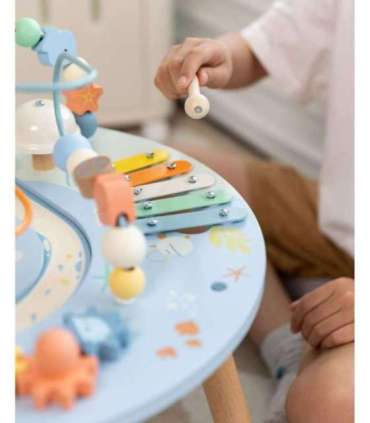 CLASSIC WORLD Деревянный столик активности 'Морская жизнь' - музыкально-образовательный