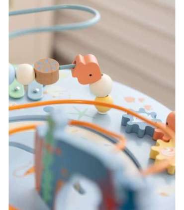 CLASSIC WORLD Деревянный столик активности 'Морская жизнь' - музыкально-образовательный