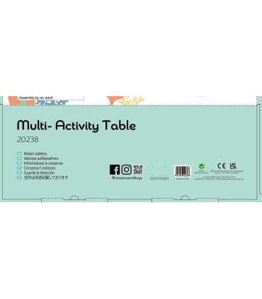 CLASSIC WORLD Деревянный столик активности 'Морская жизнь' - музыкально-образовательный