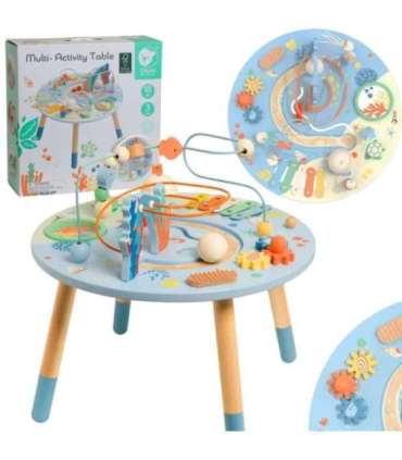 CLASSIC WORLD Деревянный столик активности 'Морская жизнь' - музыкально-образовательный