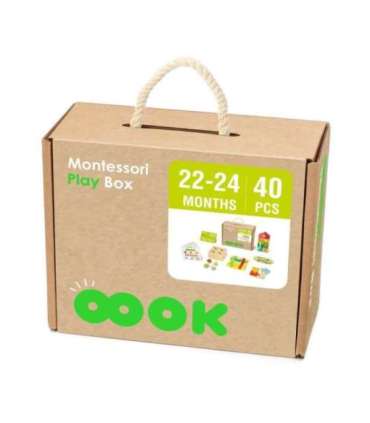 TOOKY TOY коробка XXL Montessori образовательная 7 в 1 сенсорная, 22-24 месяца