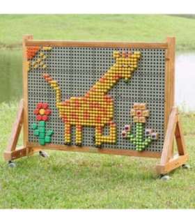 MASTERKIDZ Деревянная стеновая доска XXL научная креативная STEM для улицы