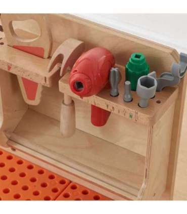 MASTERKIDZ puidust Montessori STEM töökoja komplekt tööriistadega