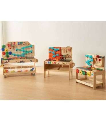 MASTERKIDZ tarvikute komplekt STEM-tööpingile, 111 osa.