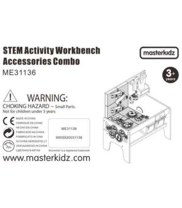 MASTERKIDZ tarvikute komplekt STEM-tööpingile, 111 osa.