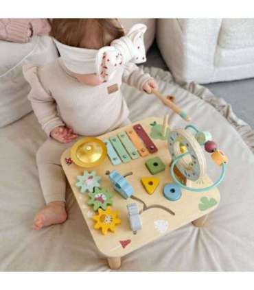 WOOPIE GREEN puidust hariv muusikaline sensoorne labürindilaud 5-ühes