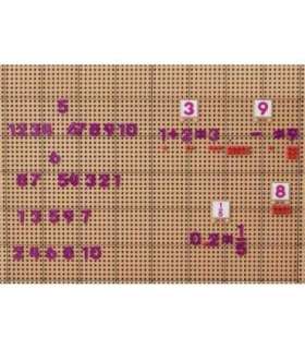MASTERKIDZ Zestaw Cyferek i Znaków do Nauki Liczenia i Matematyki do Paneli Ściennych STEM 82 el.