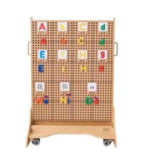 MASTERKIDZ Набор букв алфавита (заглавные и строчные) для стеновых STEM-панелей, 122 шт.