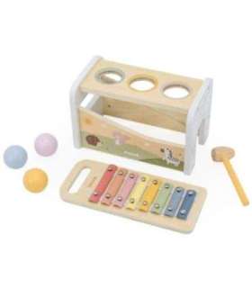 VIGA деревянный набор: игра «стучалка» и ксилофон 2 в 1