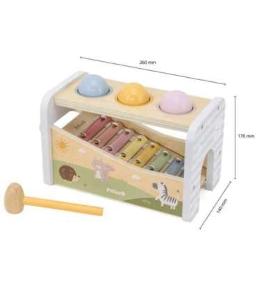 VIGA puidust löömiskomplekt ja ksülofon 2-ühes