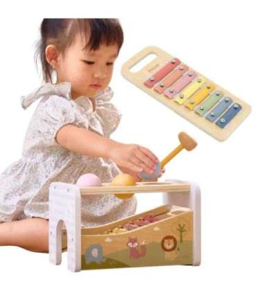 VIGA puidust löömiskomplekt ja ksülofon 2-ühes