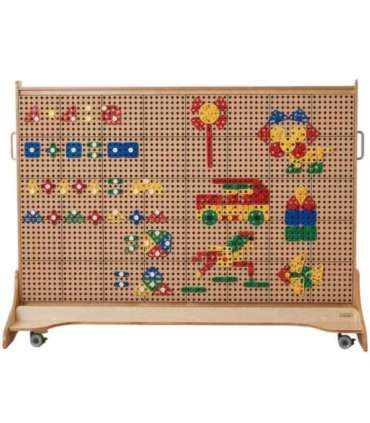 MASTERKIDZ geomeetriliste kujude klotsikomplekt seinapaneelide jaoks — STEM, 260 tükki.