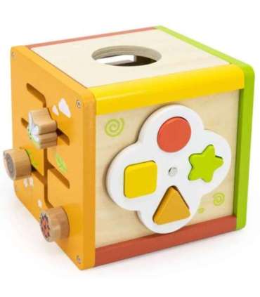 VIGA puidust õpetlik kuup 5-ühes