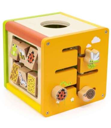 VIGA puidust õpetlik kuup 5-ühes