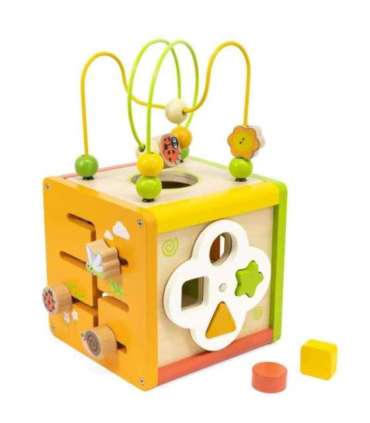 VIGA puidust õpetlik kuup 5-ühes